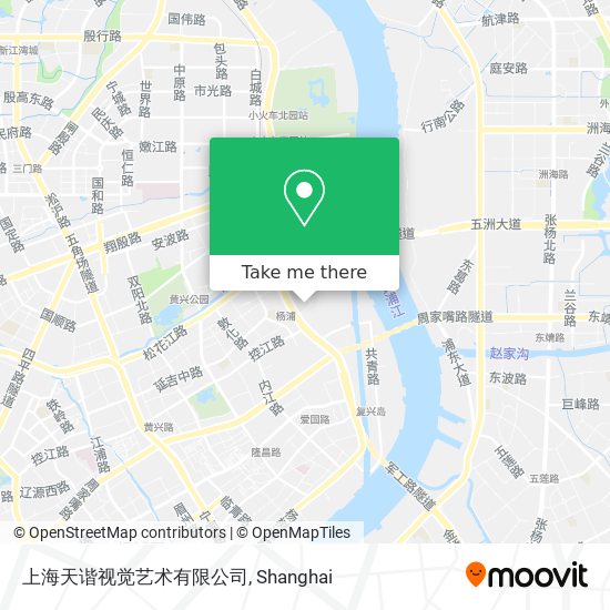 上海天谐视觉艺术有限公司 map