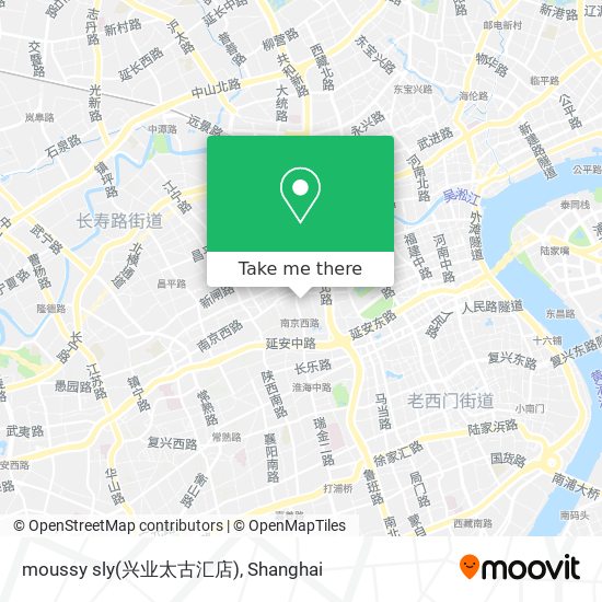 moussy sly(兴业太古汇店) map