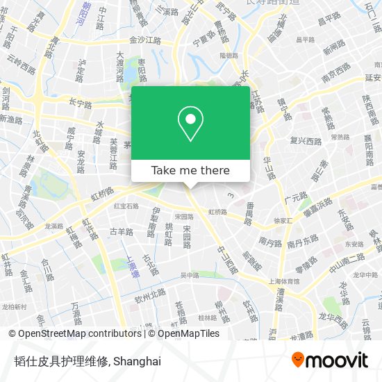 韬仕皮具护理维修 map