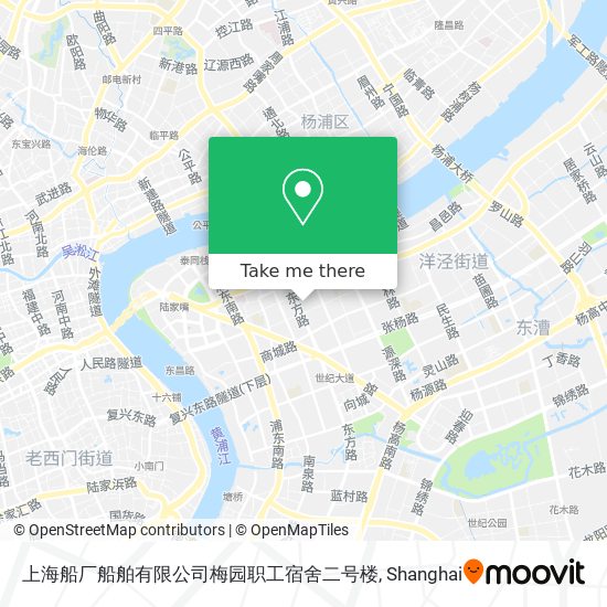 上海船厂船舶有限公司梅园职工宿舍二号楼 map