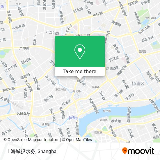 上海城投水务 map