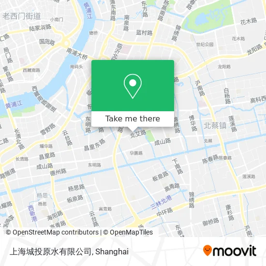 上海城投原水有限公司 map