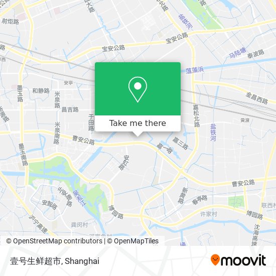 壹号生鲜超市 map