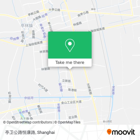 亭卫公路恒康路 map