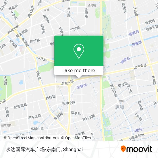 永达国际汽车广场-东南门 map