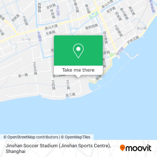 Jinshan Soccer Stadium (Jinshan Sports Centre) map
