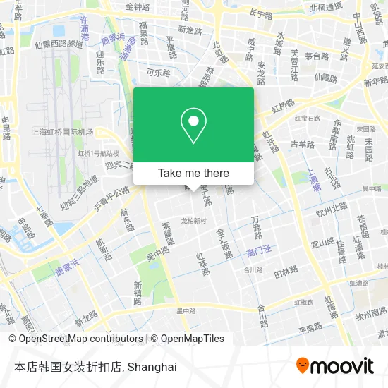 本店韩国女装折扣店 map
