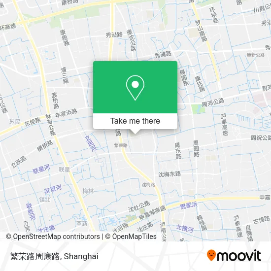 繁荣路周康路 map