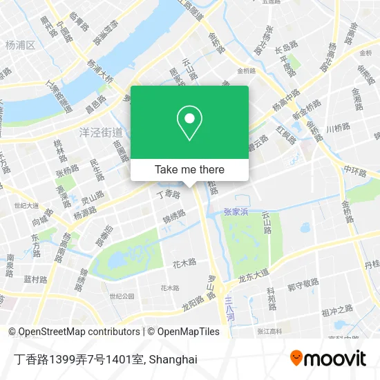 丁香路1399弄7号1401室 map