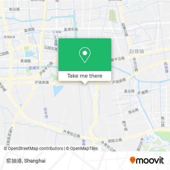 窑抽港 map