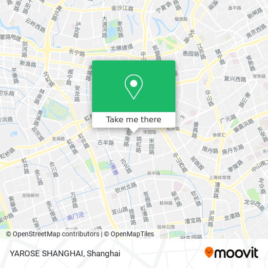 YAROSE SHANGHAI map