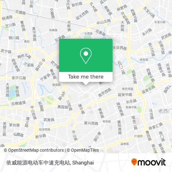 依威能源电动车中速充电站 map