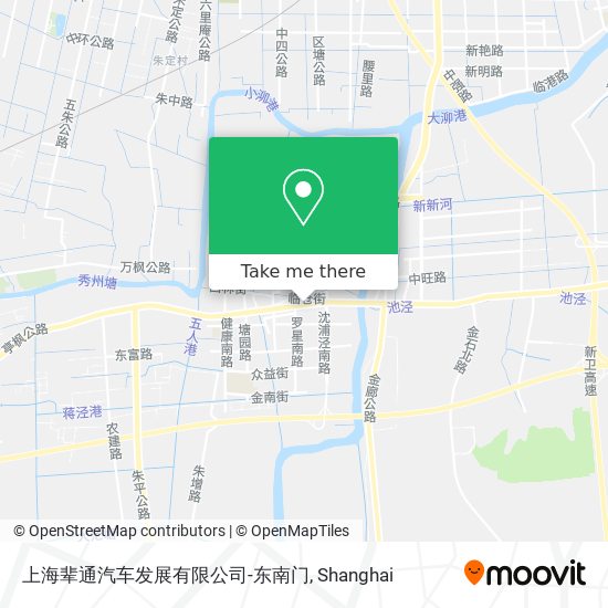 上海辈通汽车发展有限公司-东南门 map