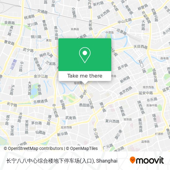 长宁八八中心综合楼地下停车场(入口) map