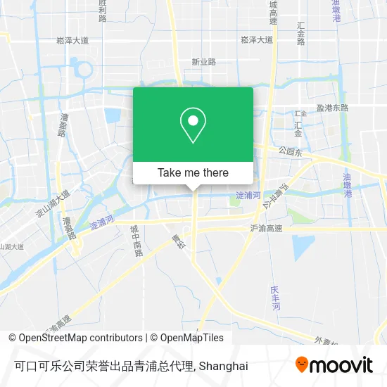 可口可乐公司荣誉出品青浦总代理 map