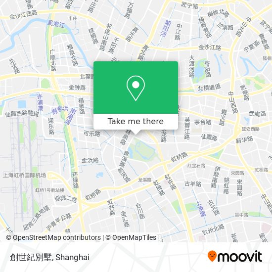 創世紀別墅 map