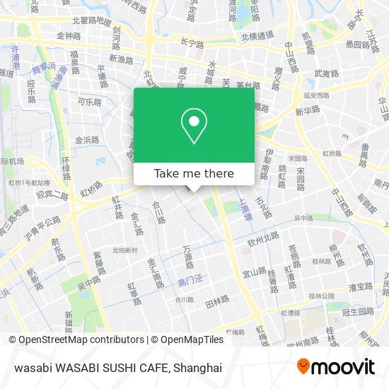 wasabi WASABI SUSHI CAFE map