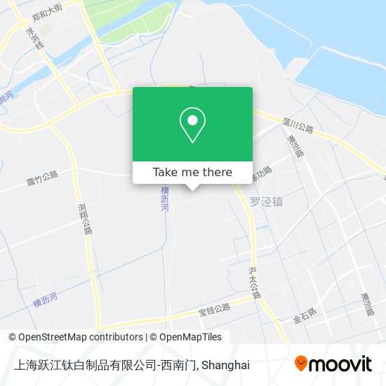 上海跃江钛白制品有限公司-西南门 map