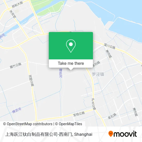 上海跃江钛白制品有限公司-西南门 map
