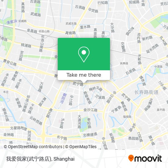 我爱我家(武宁路店) map