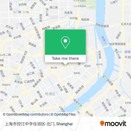 上海市控江中学住宿区-北门 map