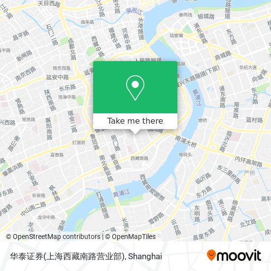 华泰证券(上海西藏南路营业部) map