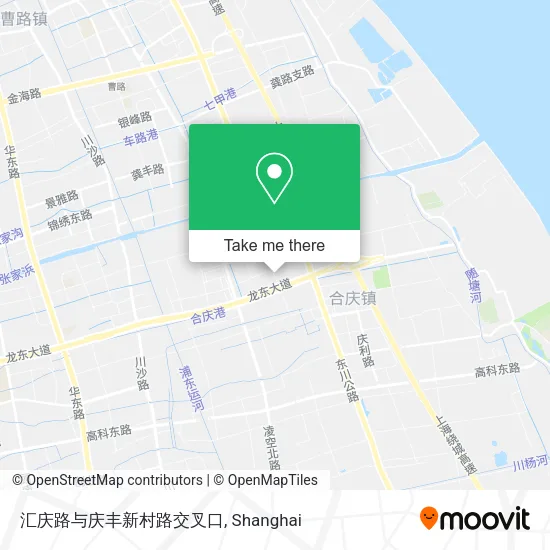 汇庆路与庆丰新村路交叉口 map