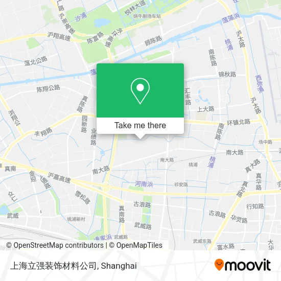 上海立强装饰材料公司 map