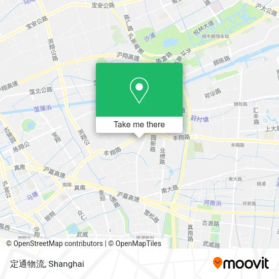 定通物流 map