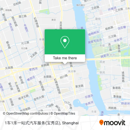 1车1库一站式汽车服务(宝秀店) map