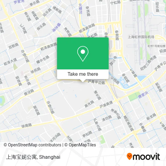 上海宝妮公寓 map