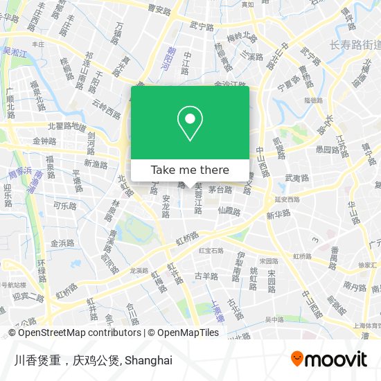 川香煲重，庆鸡公煲 map