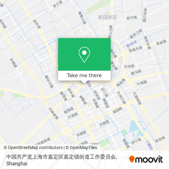 中国共产党上海市嘉定区嘉定镇街道工作委员会 map