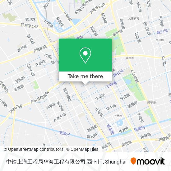 中铁上海工程局华海工程有限公司-西南门 map