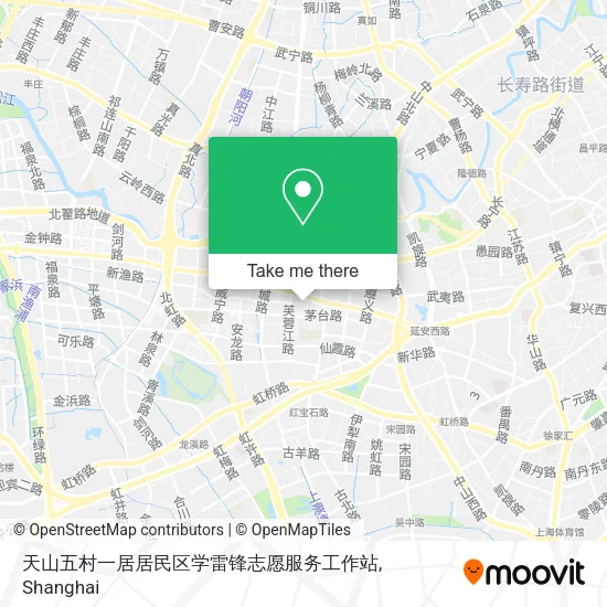 天山五村一居居民区学雷锋志愿服务工作站 map