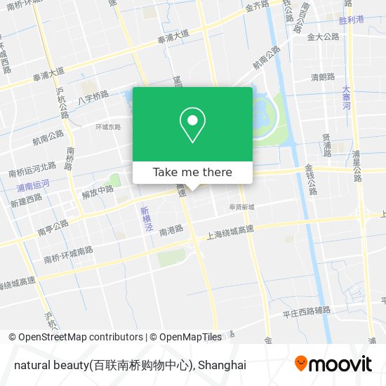 natural beauty(百联南桥购物中心) map