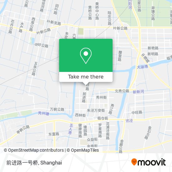 前进路一号桥 map