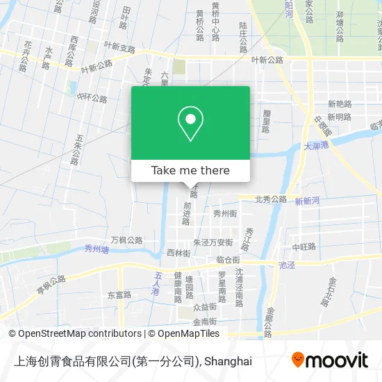 上海创霄食品有限公司(第一分公司) map