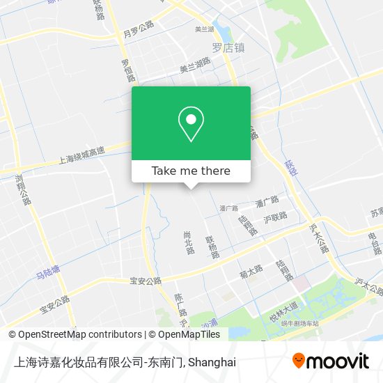 上海诗嘉化妆品有限公司-东南门 map