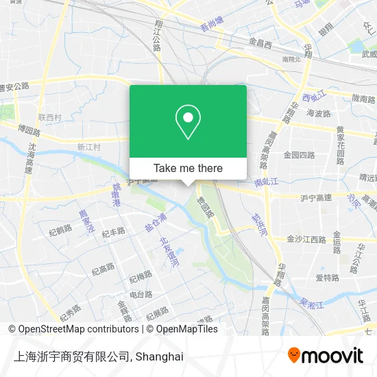 上海浙宇商贸有限公司 map