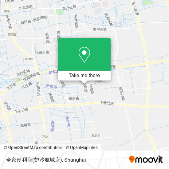 全家便利店(鹤沙航城店) map
