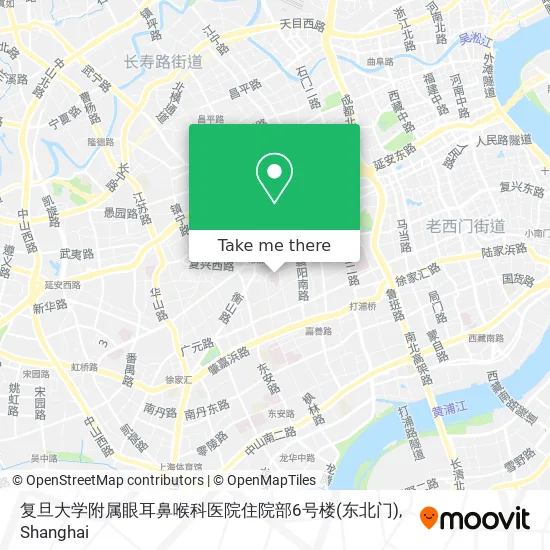 复旦大学附属眼耳鼻喉科医院住院部6号楼(东北门) map