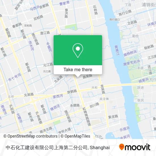 中石化工建设有限公司上海第二分公司 map