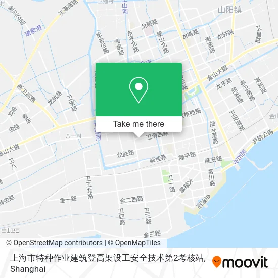 上海市特种作业建筑登高架设工安全技术第2考核站 map