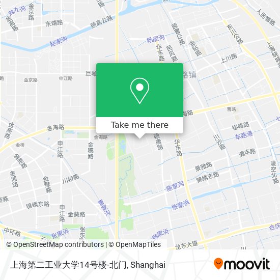 上海第二工业大学14号楼-北门 map