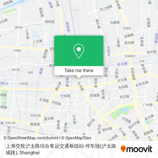 上海交投沪太路综合客运交通枢纽站-停车场(沪太路辅路) map