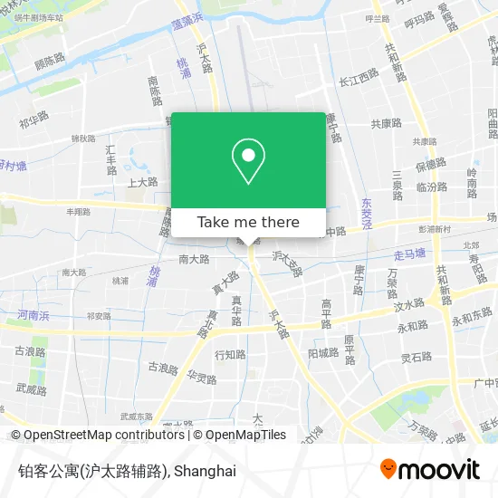 铂客公寓(沪太路辅路) map