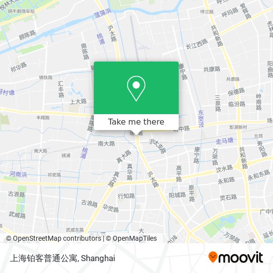上海铂客普通公寓 map