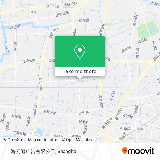 上海云通广告有限公司 map