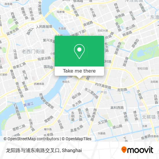 龙阳路与浦东南路交叉口 map